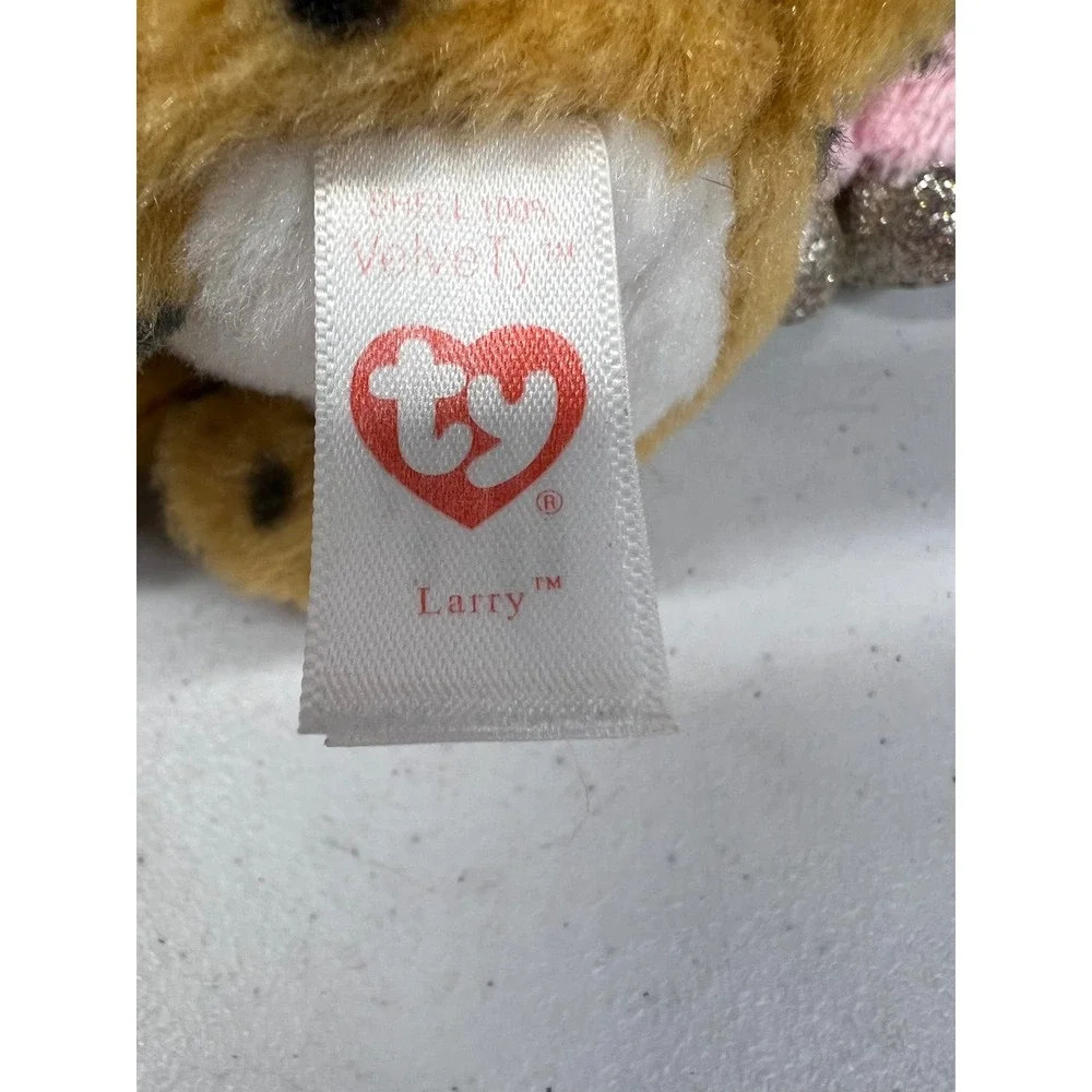 Ty Beanie Boos Lot 5 Plush Whiskers Tundra Larry Fiona Opal Glitter Eyes 6 Inch